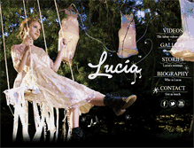 Tablet Screenshot of luciaofficial.com